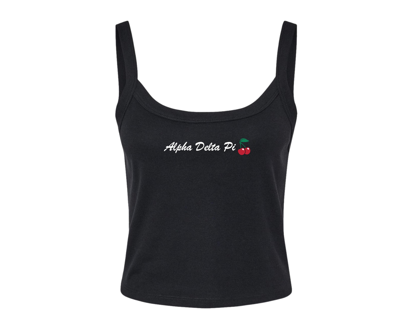 Alpha Delta Pi Black Cherry Crop Top