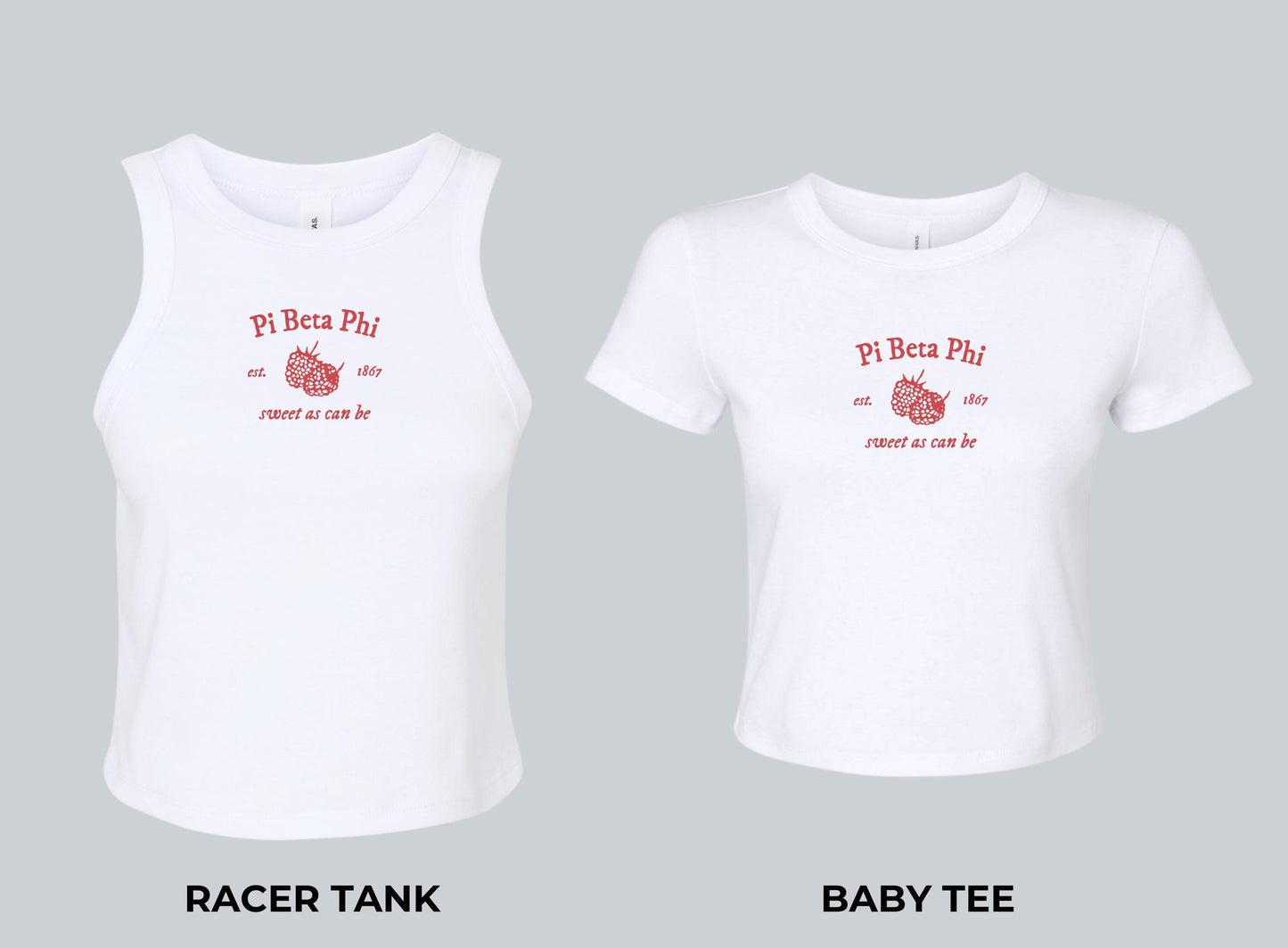 Pi Beta Phi Sweet As Can Be Crop Top