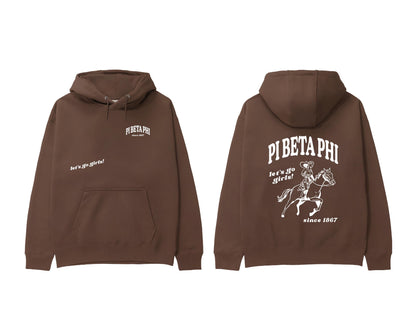 Pi Beta Phi Let's Go Girls Sweatshirt