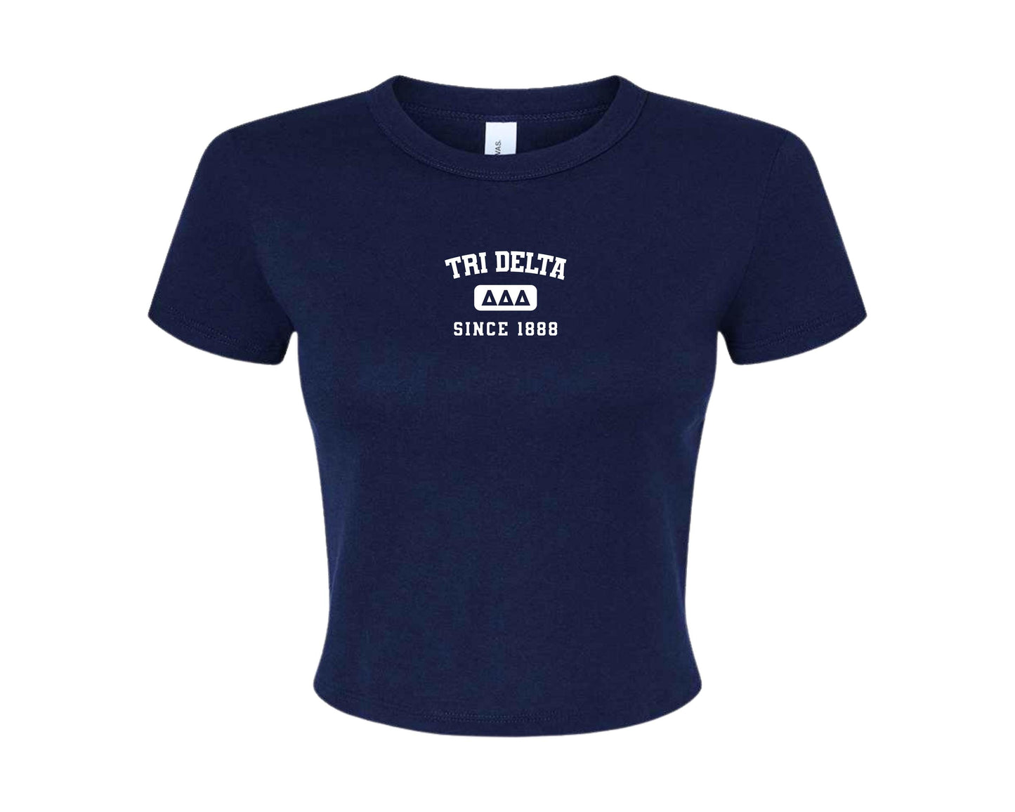 Delta Delta Delta Game Day Crop Top