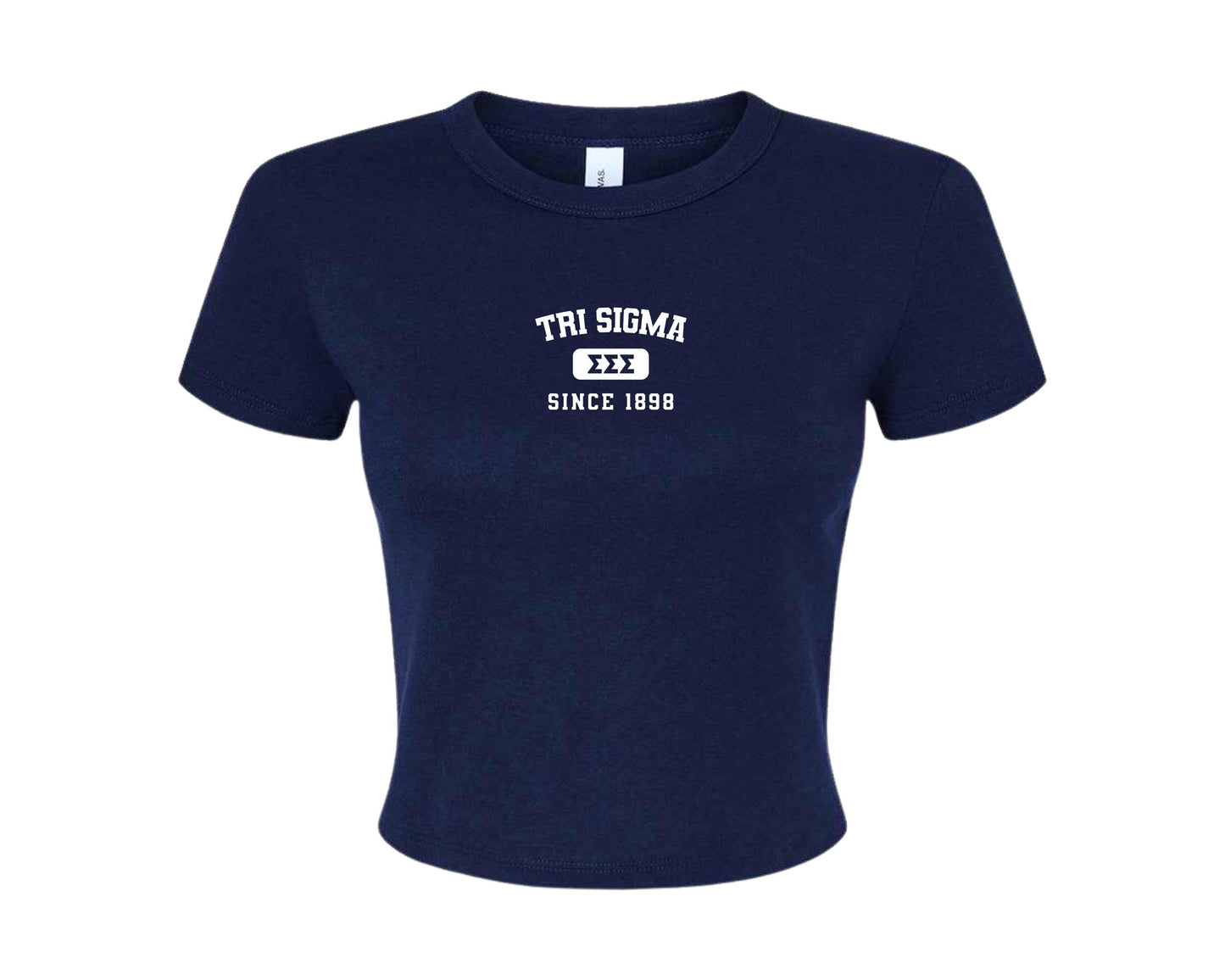 Sigma Sigma Sigma Game Day Crop Top