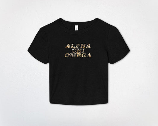 Alpha Chi Omega Scout Baby Tee