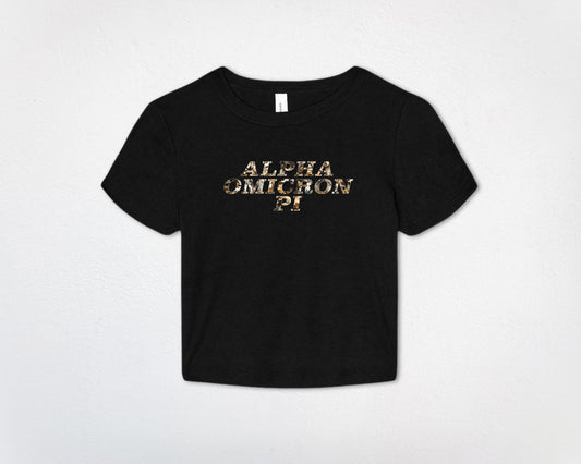 Alpha Omicron Pi Scout Baby Tee