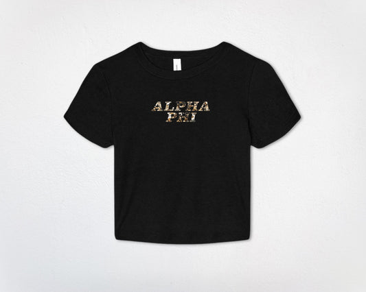 Alpha Phi Scout Baby Tee