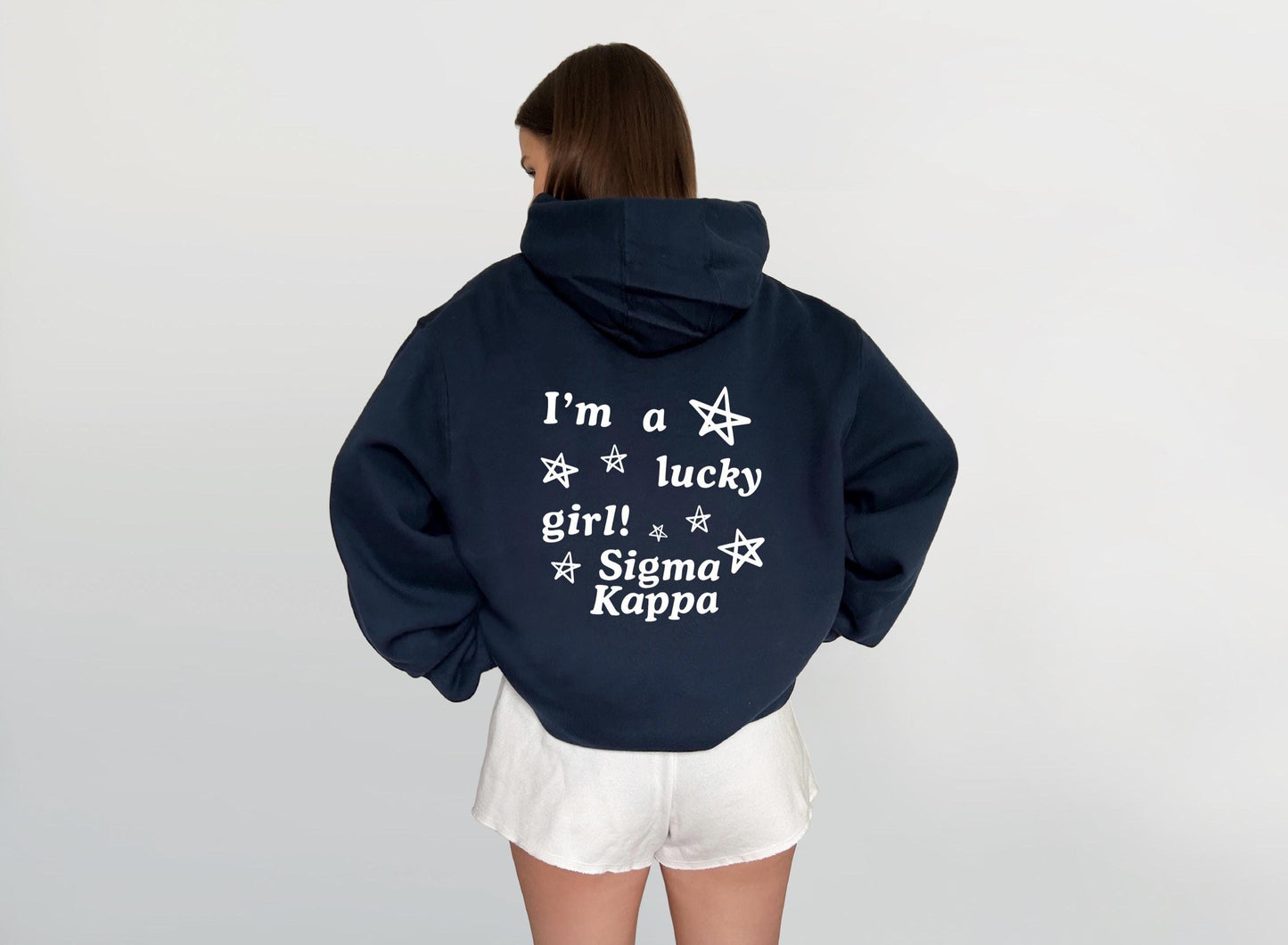 Sigma Kappa Lucky Girl Sorority Sweatshirt | Sorority Merch | Sorority Apparel