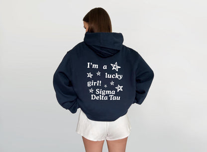 Sigma Delta Tau Lucky Girl Sweatshirt