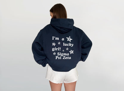 Sigma Psi Zeta Lucky Girl Sweatshirt