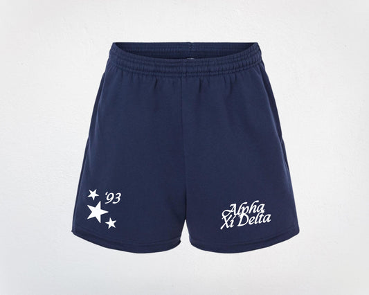 Alpha Xi Delta Starlight Shorts