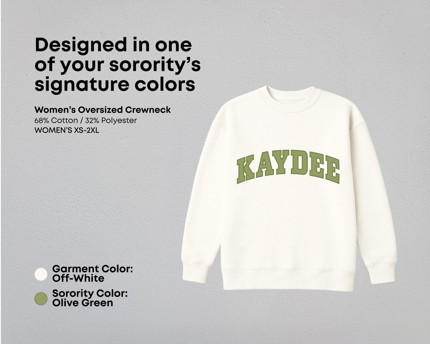 Kappa Delta True Colors Matching Sweat Set