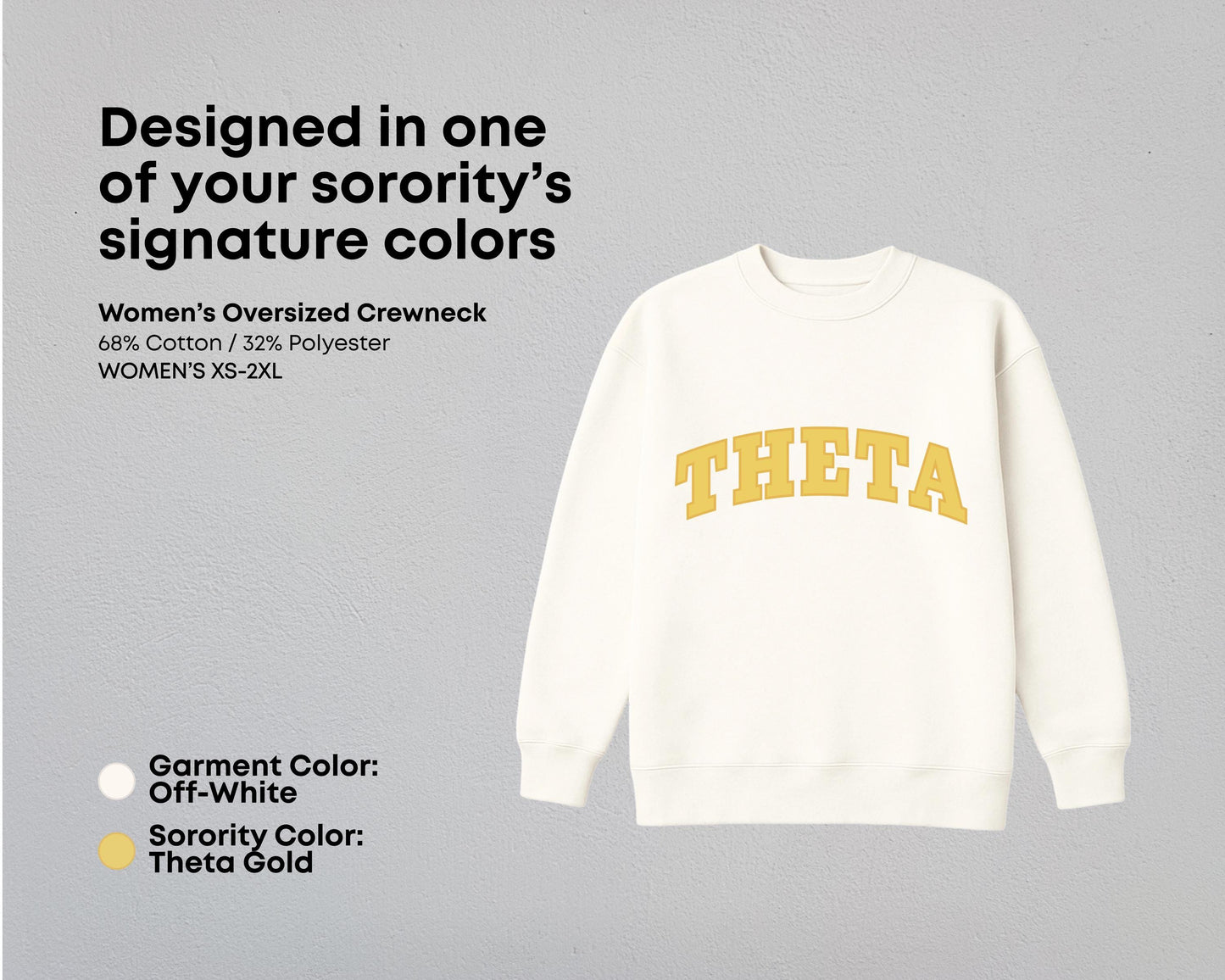 Kappa Alpha Theta True Colors Matching Sweat Set