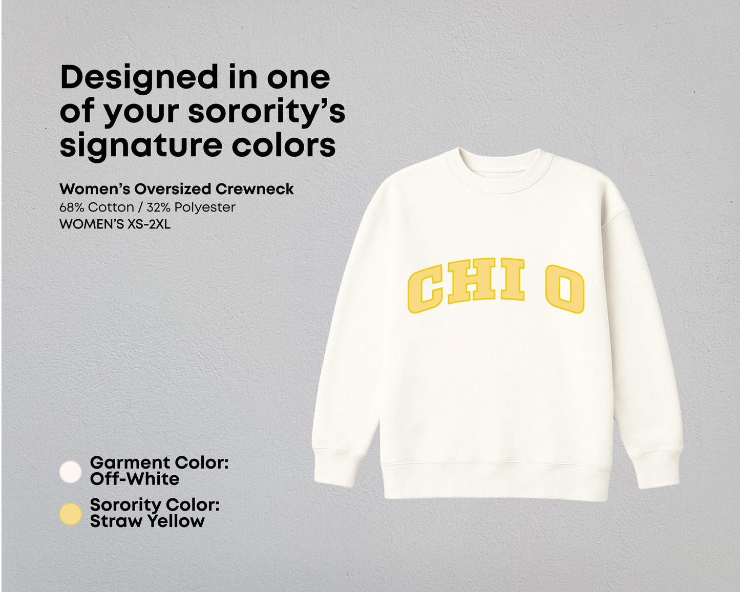 Chi Omega True Colors Matching Sweat Set