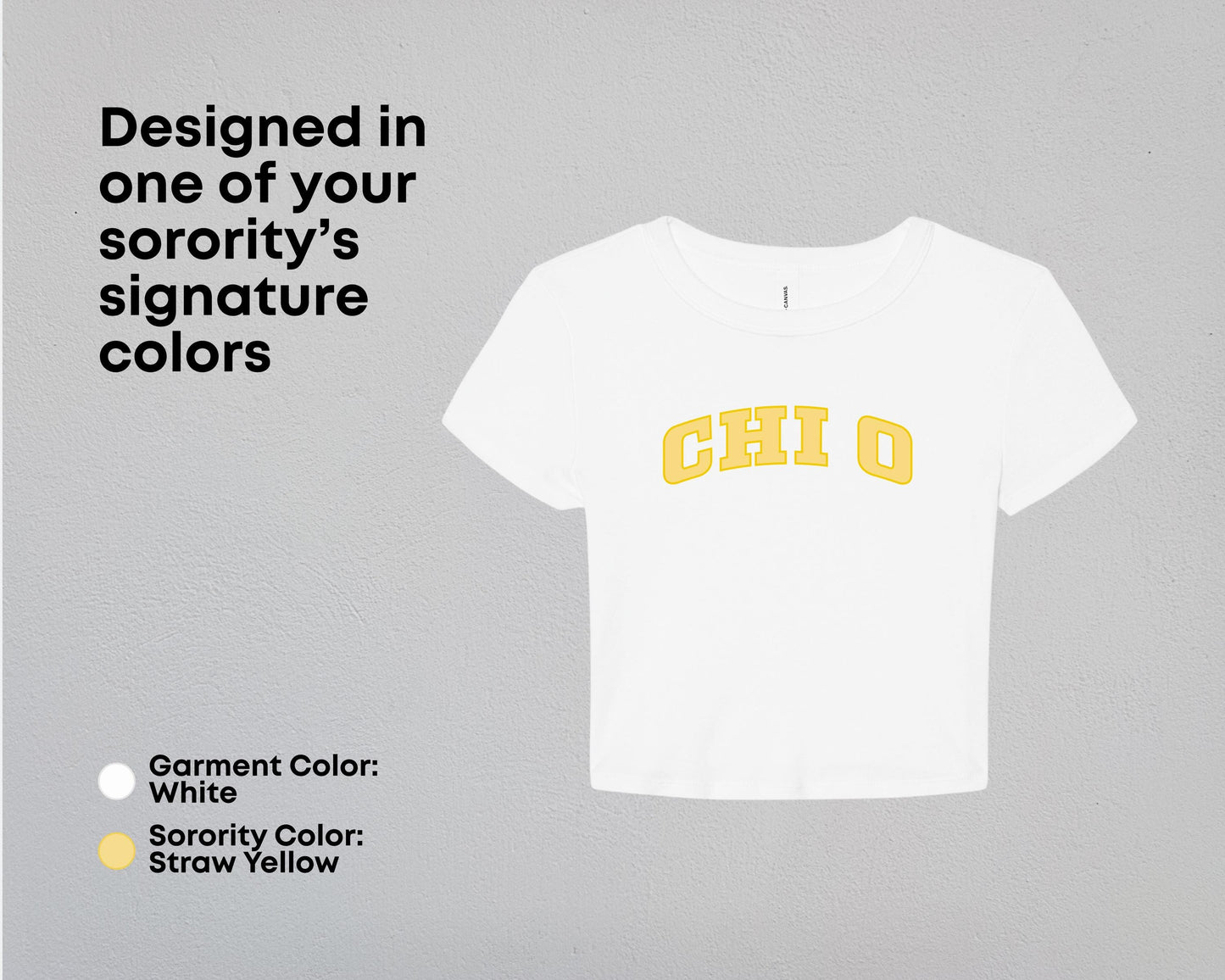 Chi Omega True Colors Tees & Baby Tee