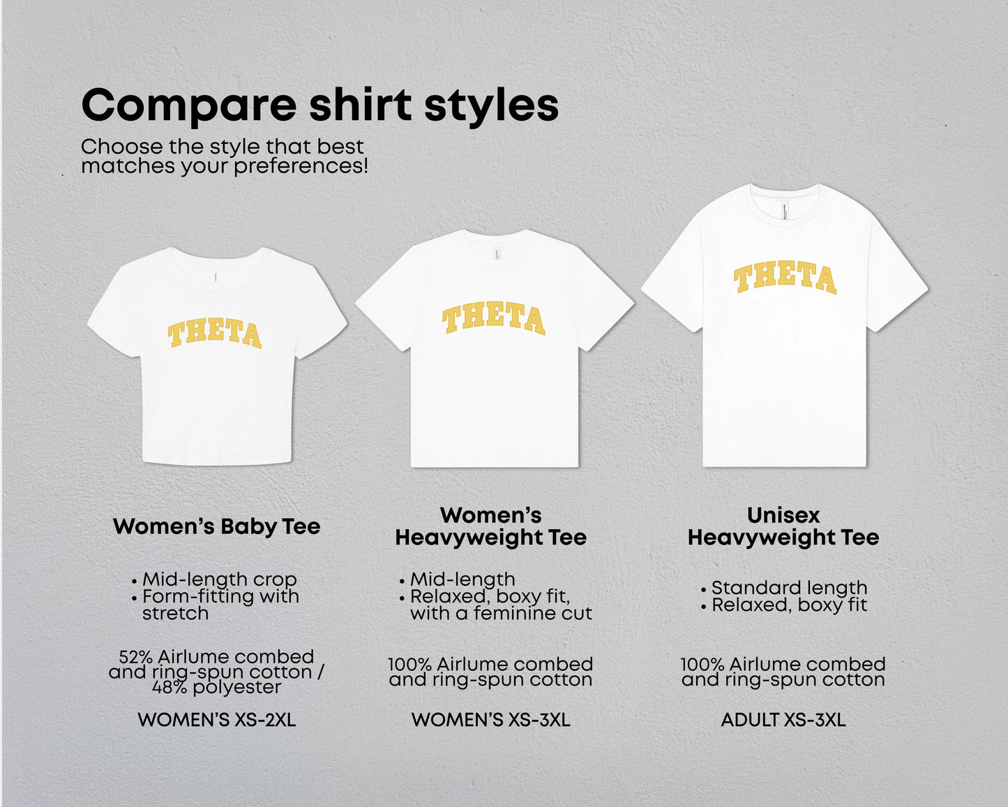 Kappa Alpha Theta True Colors Tees & Baby Tee