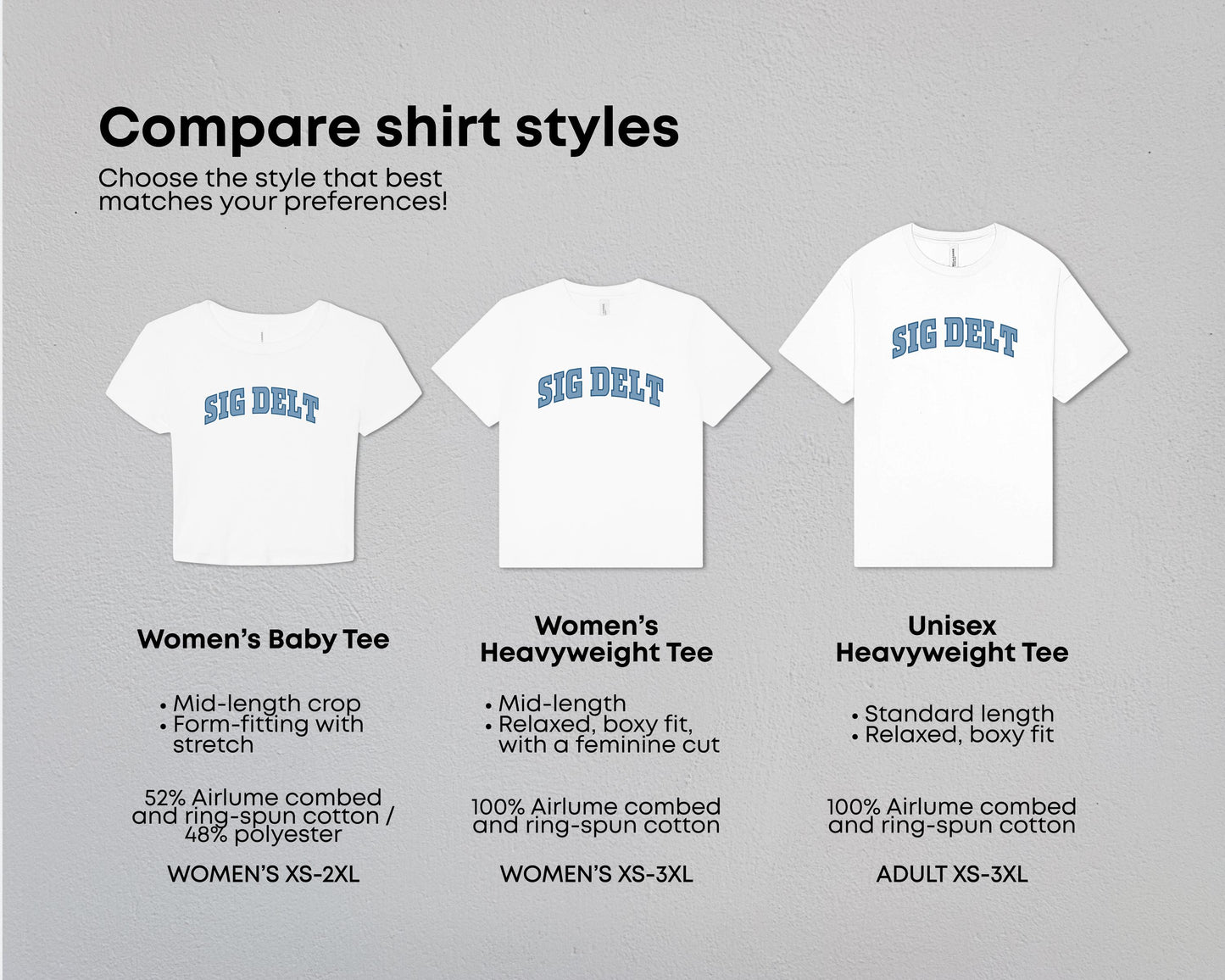 Sigma Delta Tau True Colors Tees & Baby Tee