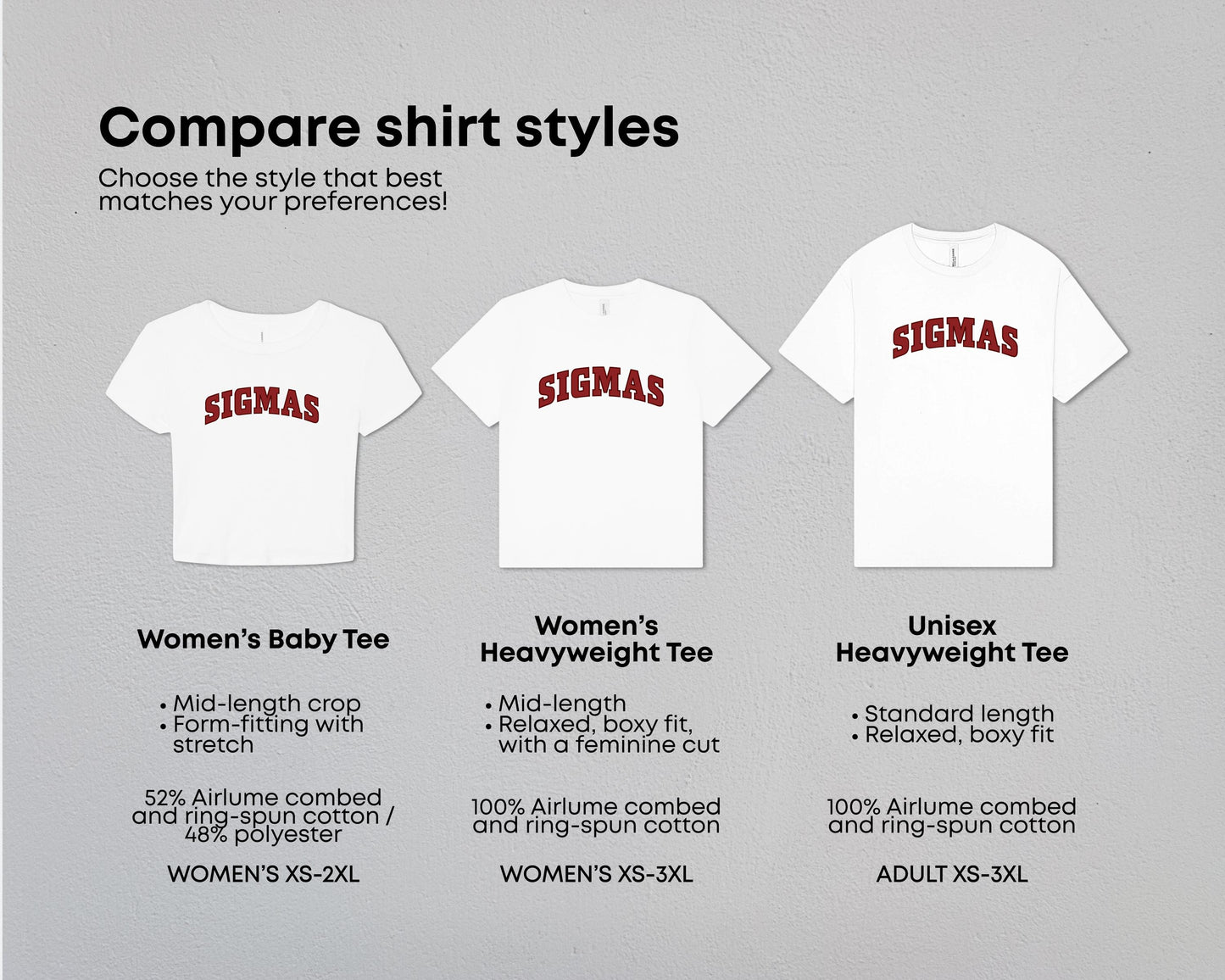 Sigma Psi Zeta True Colors Tees & Baby Tee