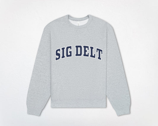 Sigma Delta Tau Heritage Heavyweight Crewneck Sweatshirt