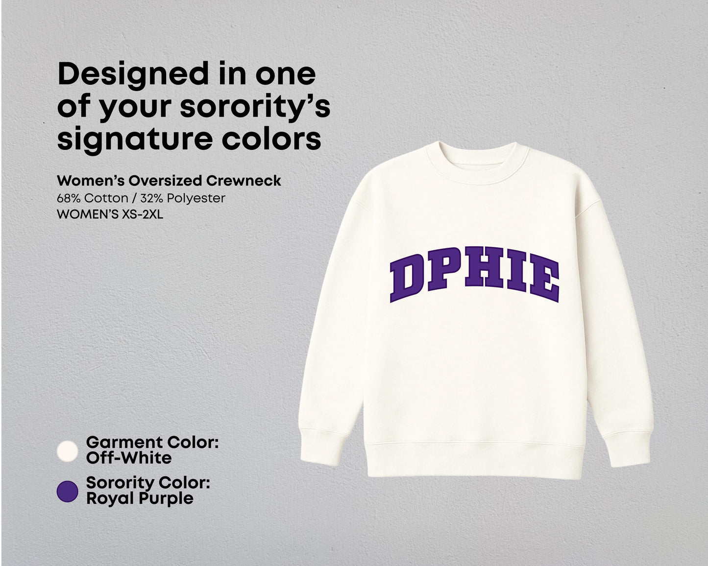 Delta Phi Epsilon True Colors Matching Sweat Set
