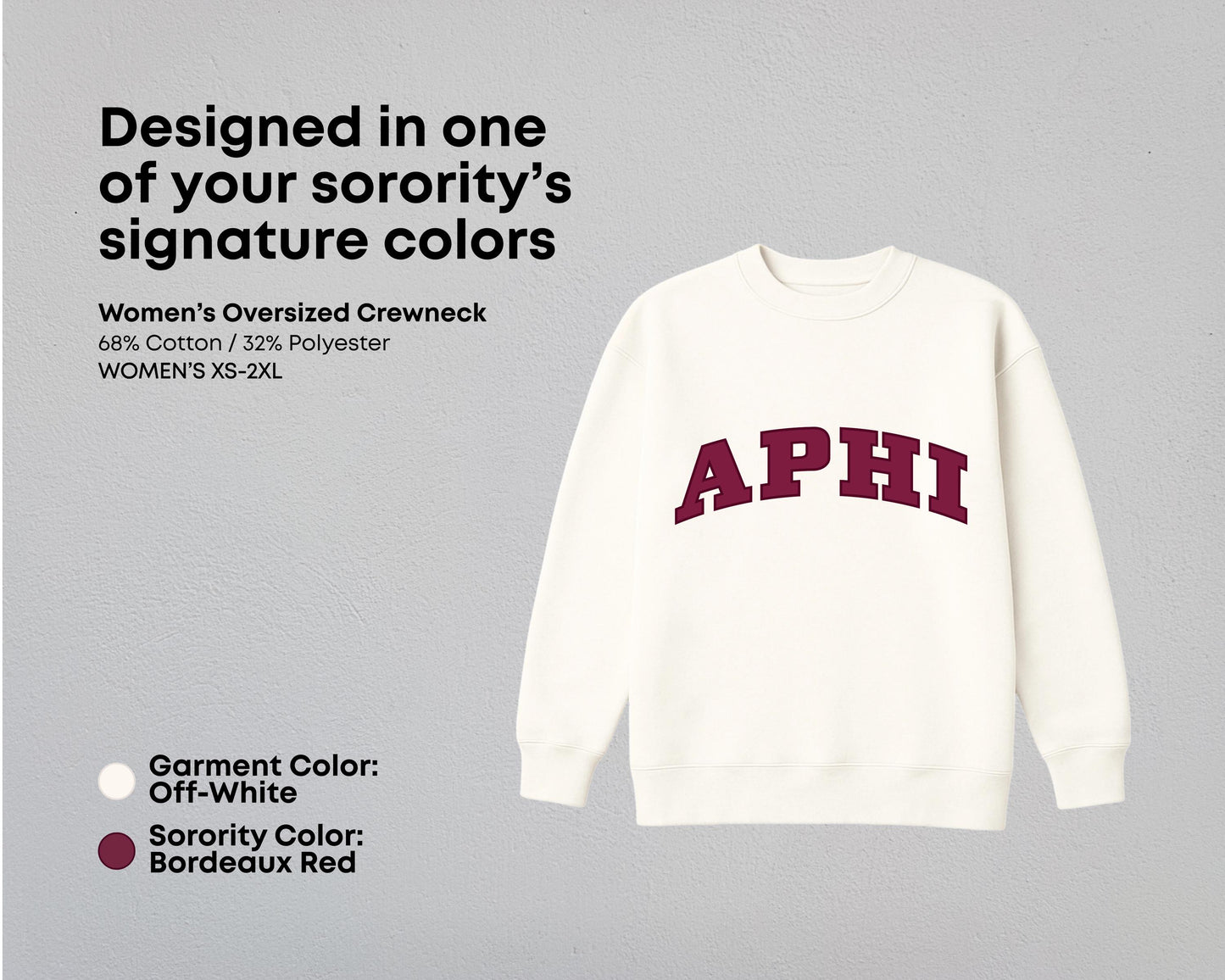 Alpha Phi True Colors Matching Sweat Set
