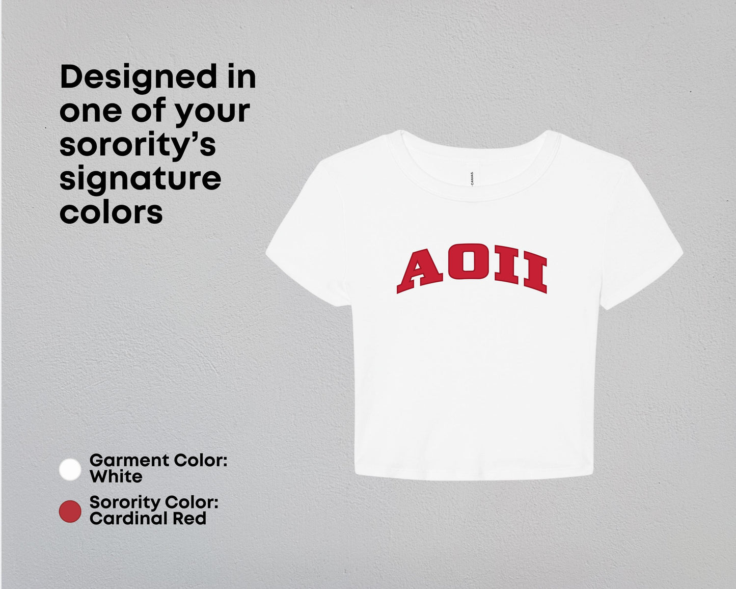 Alpha Omicron Pi True Colors Tees & Baby Tee