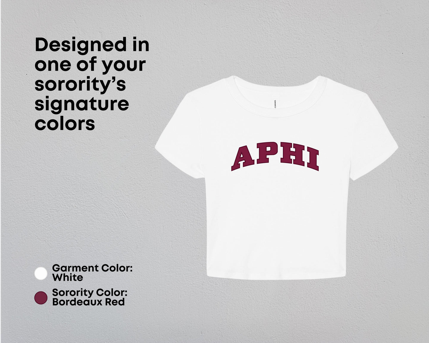 Alpha Phi True Colors Tees & Baby Tee