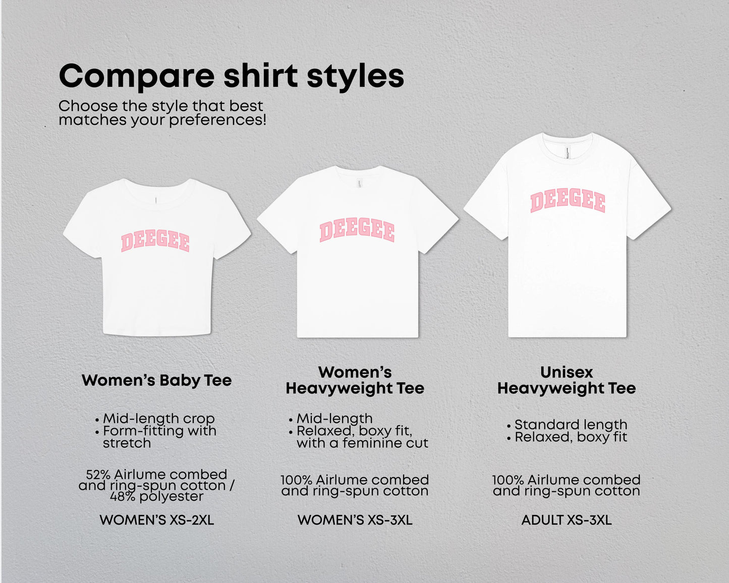 Delta Gamma True Colors Tees & Baby Tee