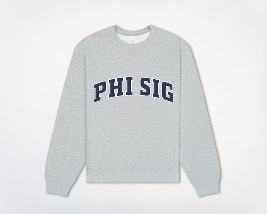 Phi Sigma Sigma Heritage Heavyweight Crewneck Sweatshirt