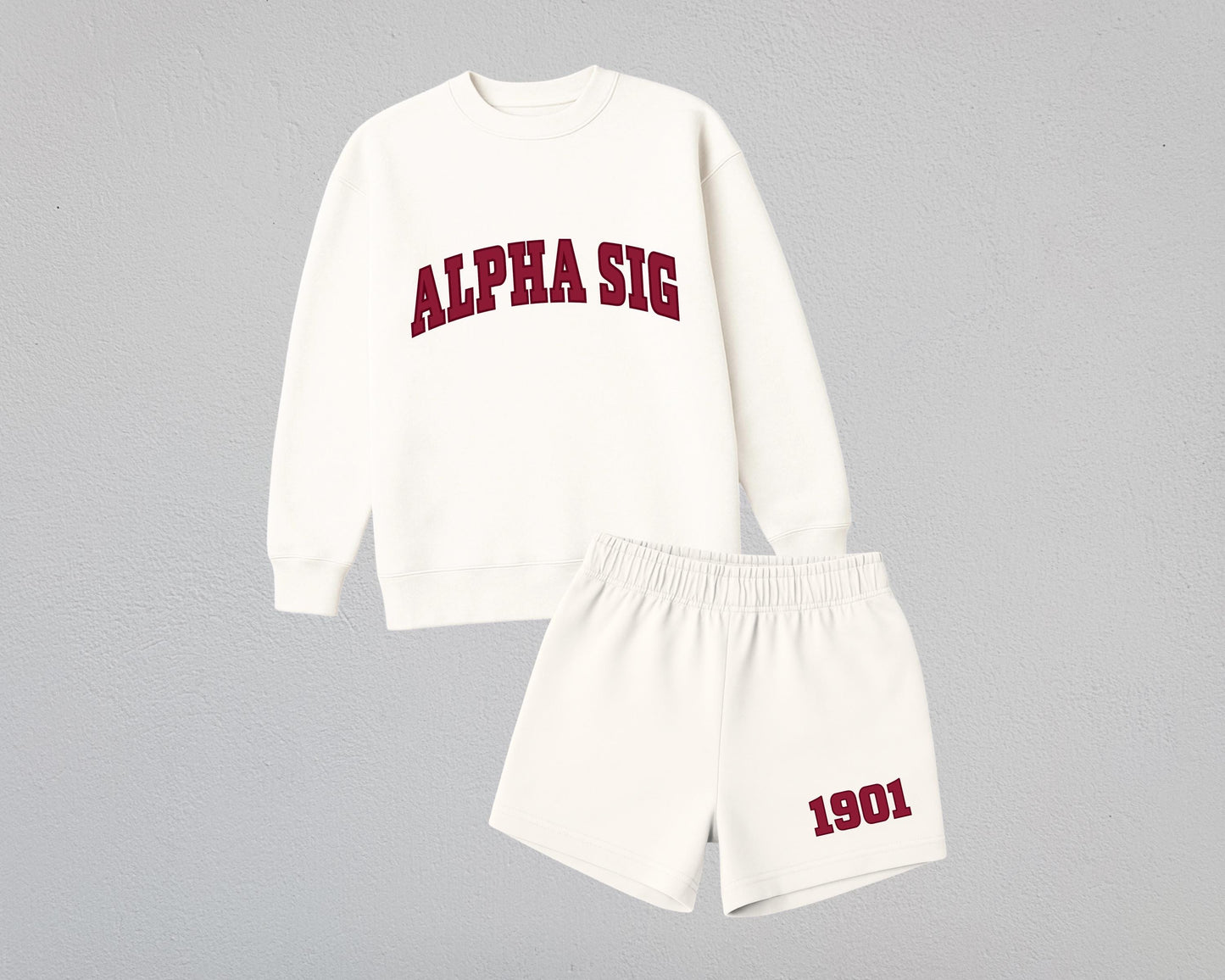 Alpha Sigma Alpha True Colors Matching Sweat Set