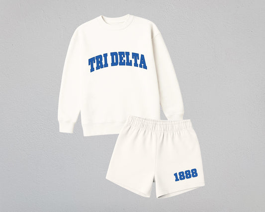 Delta Delta Delta True Colors Matching Sweat Set