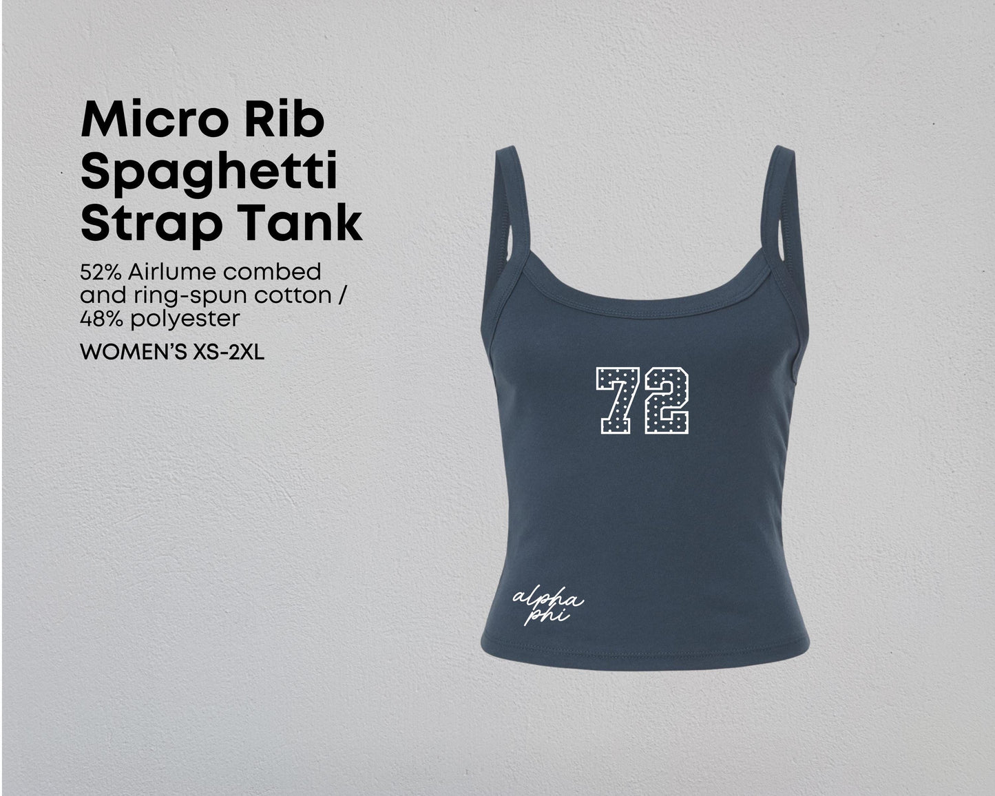 Alpha Phi Spot On Sorority Tank Top