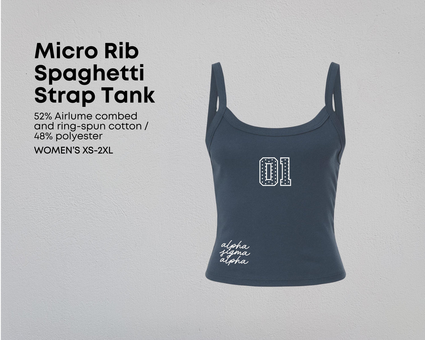 Alpha Sigma Alpha Spot On Sorority Tank Top