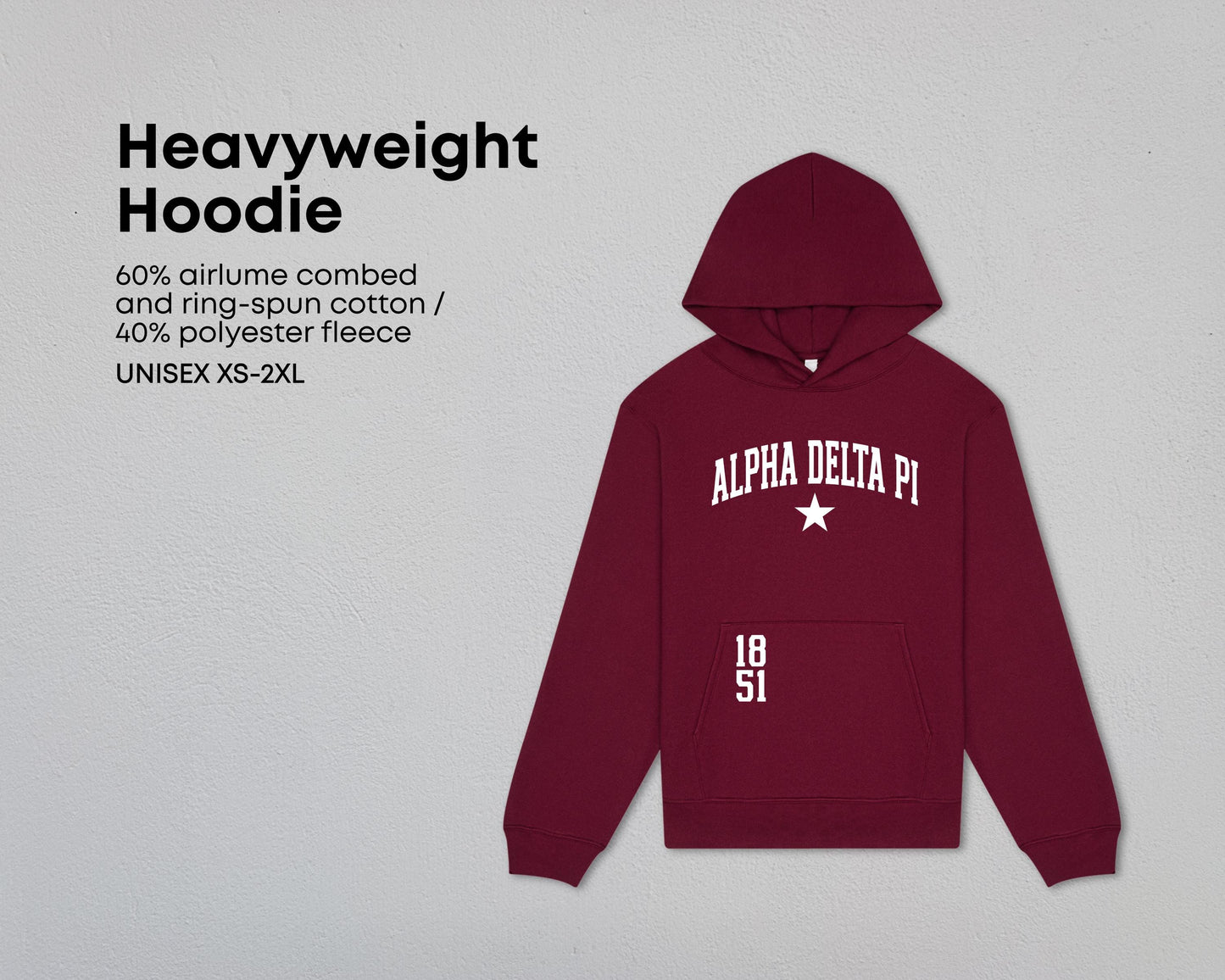 Alpha Delta Pi Legacy Sorority Heavyweight Sweatshirt