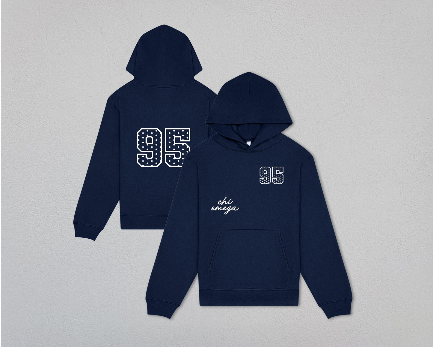 Chi Omega Spot On Sorority Heavyweight Sweatshirt