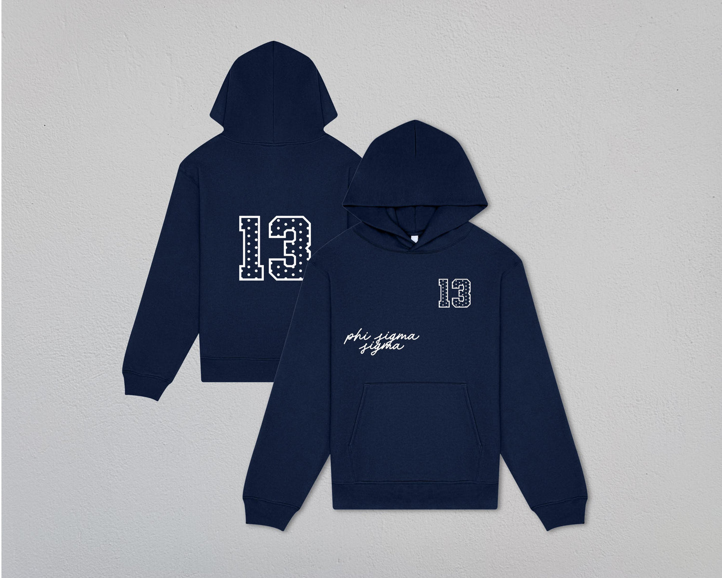 Phi Sigma Sigma Spot On Sorority Heavyweight Sweatshirt