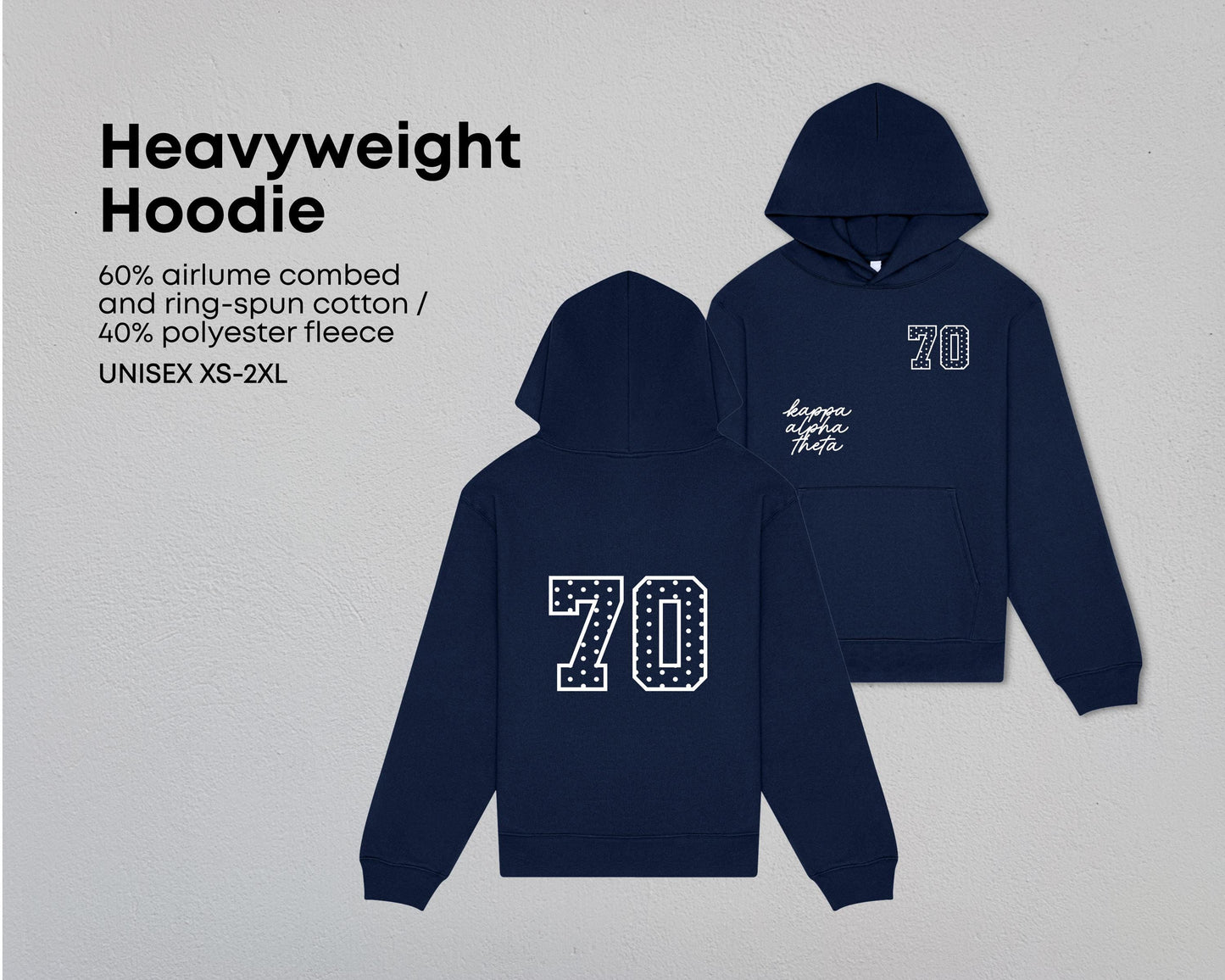 Kappa Alpha Theta Spot On Sorority Heavyweight Sweatshirt