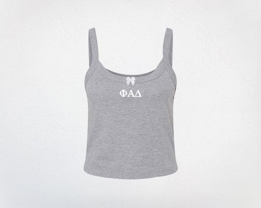 Phi Alpha Delta Bow Down Crop Top
